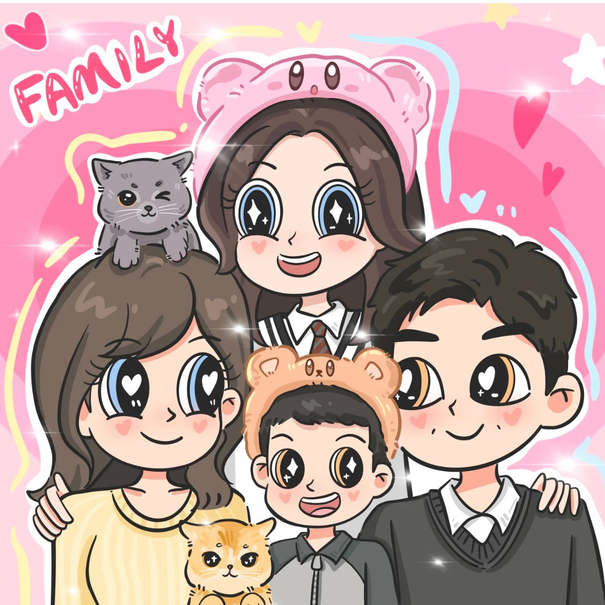 Cuadro personalizado DIY FAMILIAR: ponga risas en el marco de la imagen: dáselo a los padres, registre los momentos lindos de los niños, significado conmemorativo